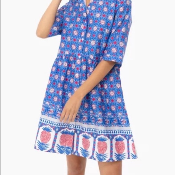 Tuckernuck Dresses & Skirts - Tuckernuck Royal Shirt Dress Size XL Red, White, and Blue ❤️🤍💙